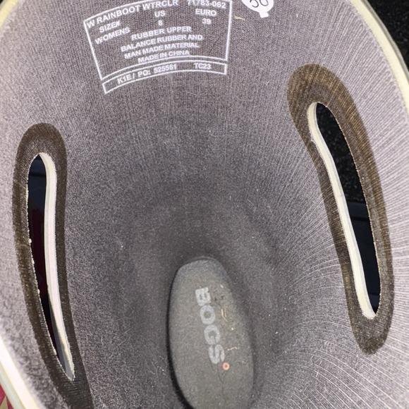 Bogs Women 8 Classic High Boot Floral Winter Boot Rubber Snow Rain Tall - Picture 6 of 11